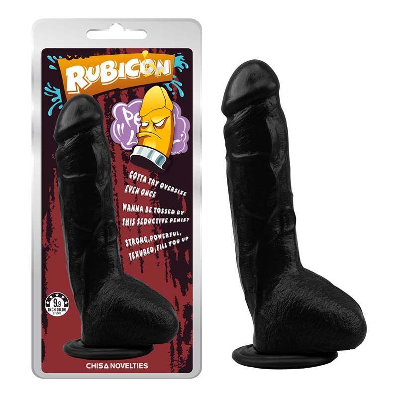 Dildo Rubicon, 23cm, Crni
