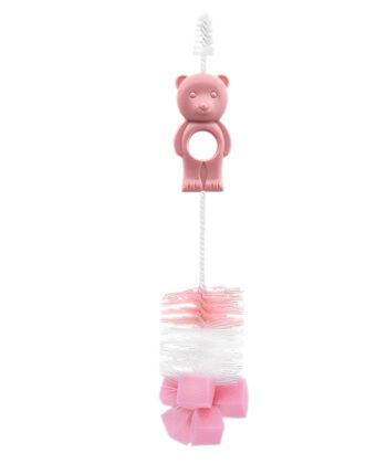 Lorelli Četka za čišćenje flašica i cucle Bear, Roze