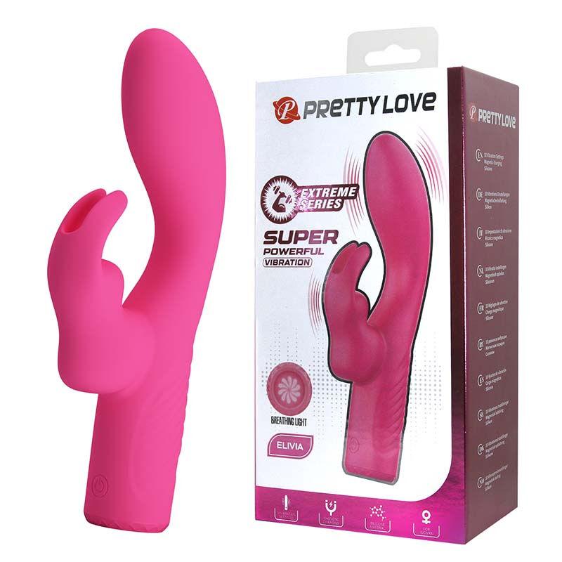 Multifunkcionalni vibrator Elivia 300124-1, 17.2cm, Roze