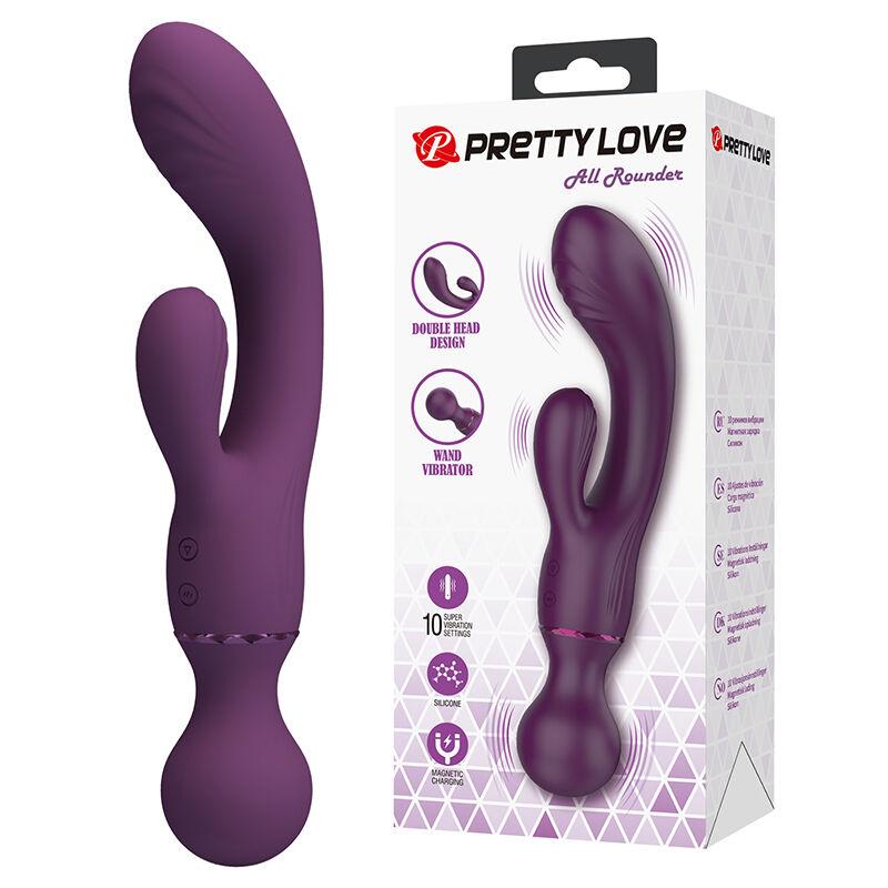 Multifunkcionalni vibrator All Rounder 055022, 20cm, Ljubičasti