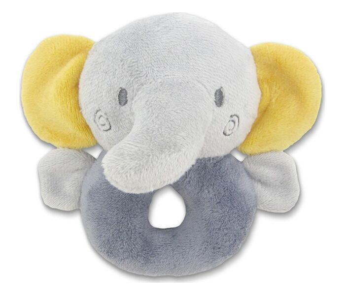 Lorelli Plišana igračka zvečka Elephant, Siva