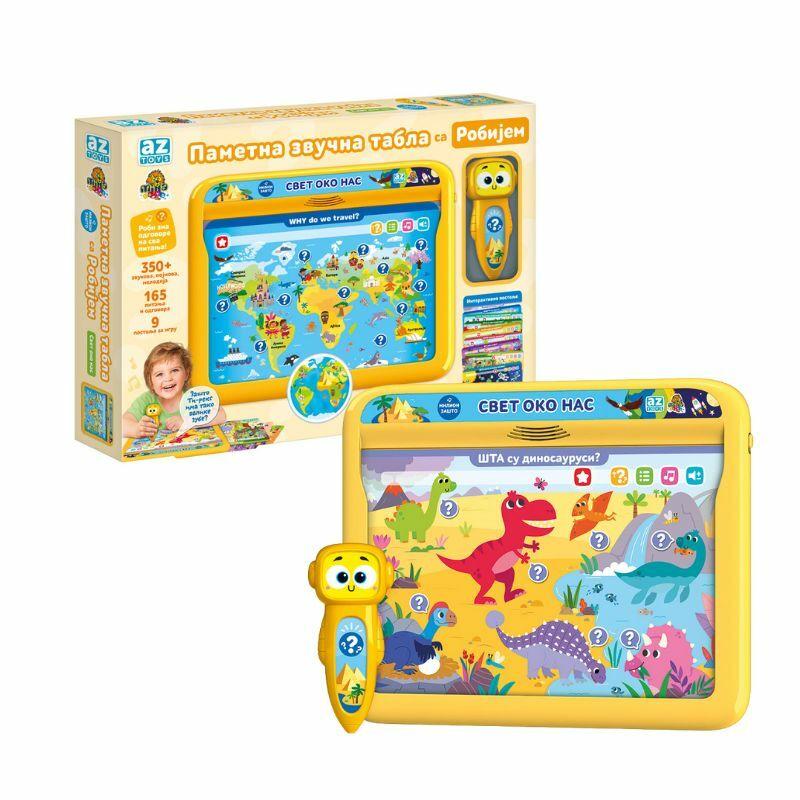 Pametna zvučna tabla Milion zašto sa Robijem