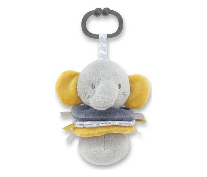 Lorelli Plišana igračka za bebe sa vibracijom Elephant, Siva