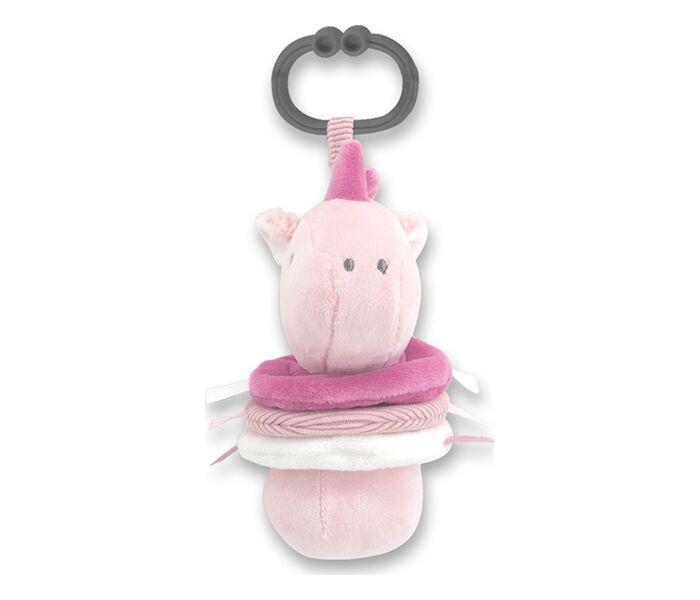 Lorelli Plišana igračka za bebe sa vibracijom Unicorn, Roze