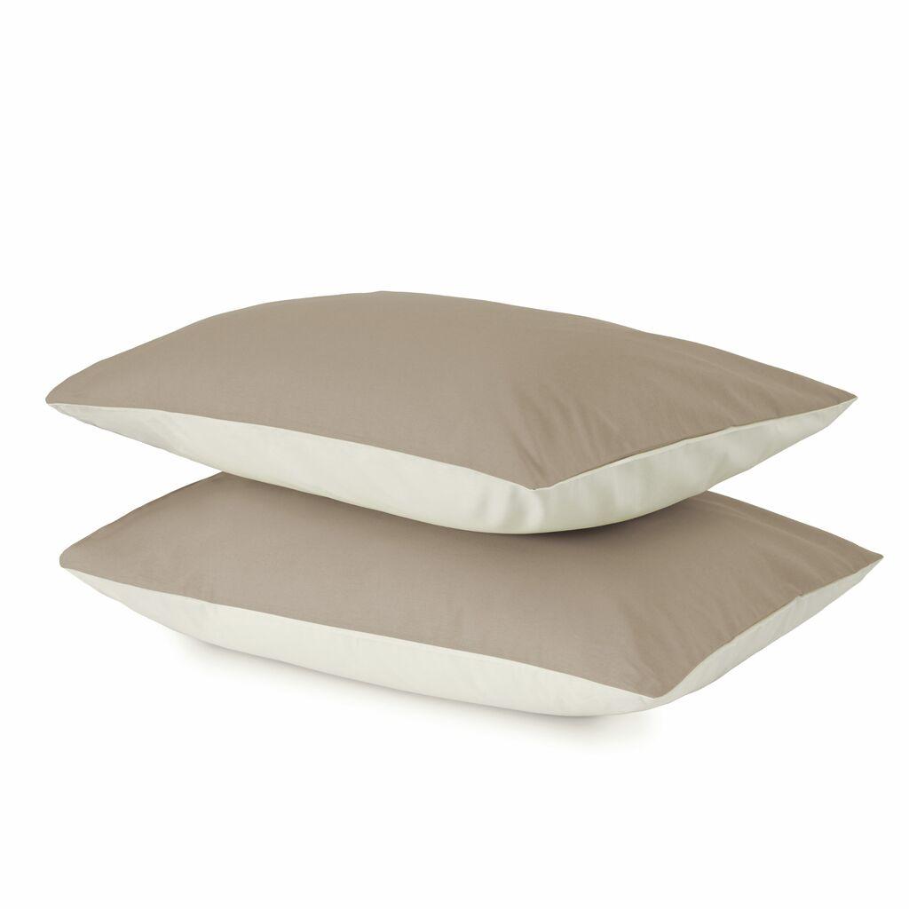 Set jastučnica, 60x80 cm, 2 komada, Bež-krem