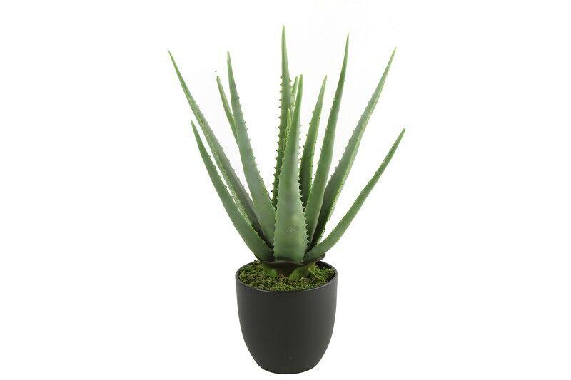DekorDom Veštačko cveće u saksiji Aloe 768198, 49 cm