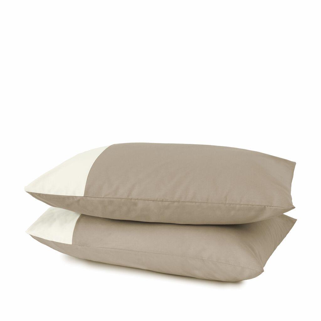 Set jastučnica Asimetric, 50x70 cm, 2 komada, Krem-bež