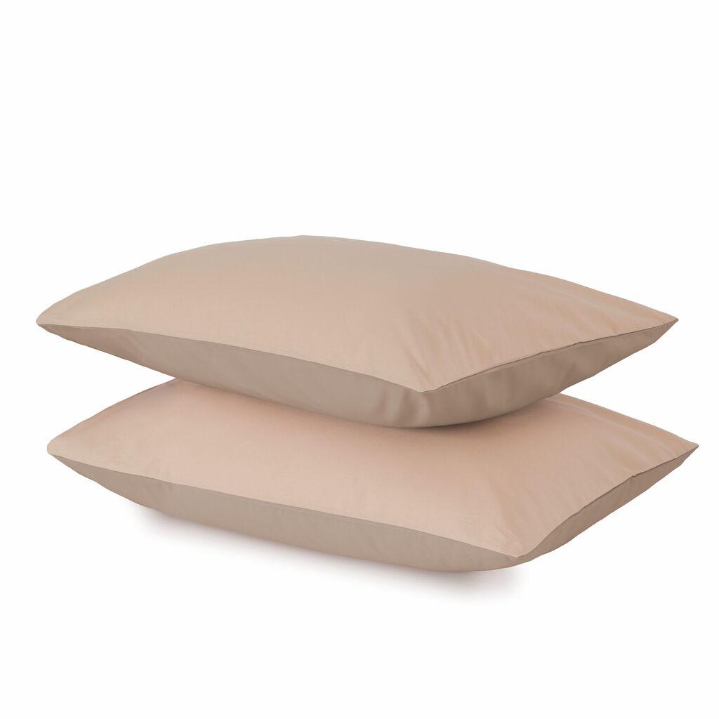 Set jastučnica, 50x70 cm, 2 komada, Krem-braon