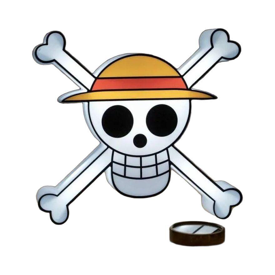 Abysse corp Zidna lampa One Piece Skull, LED, Crna