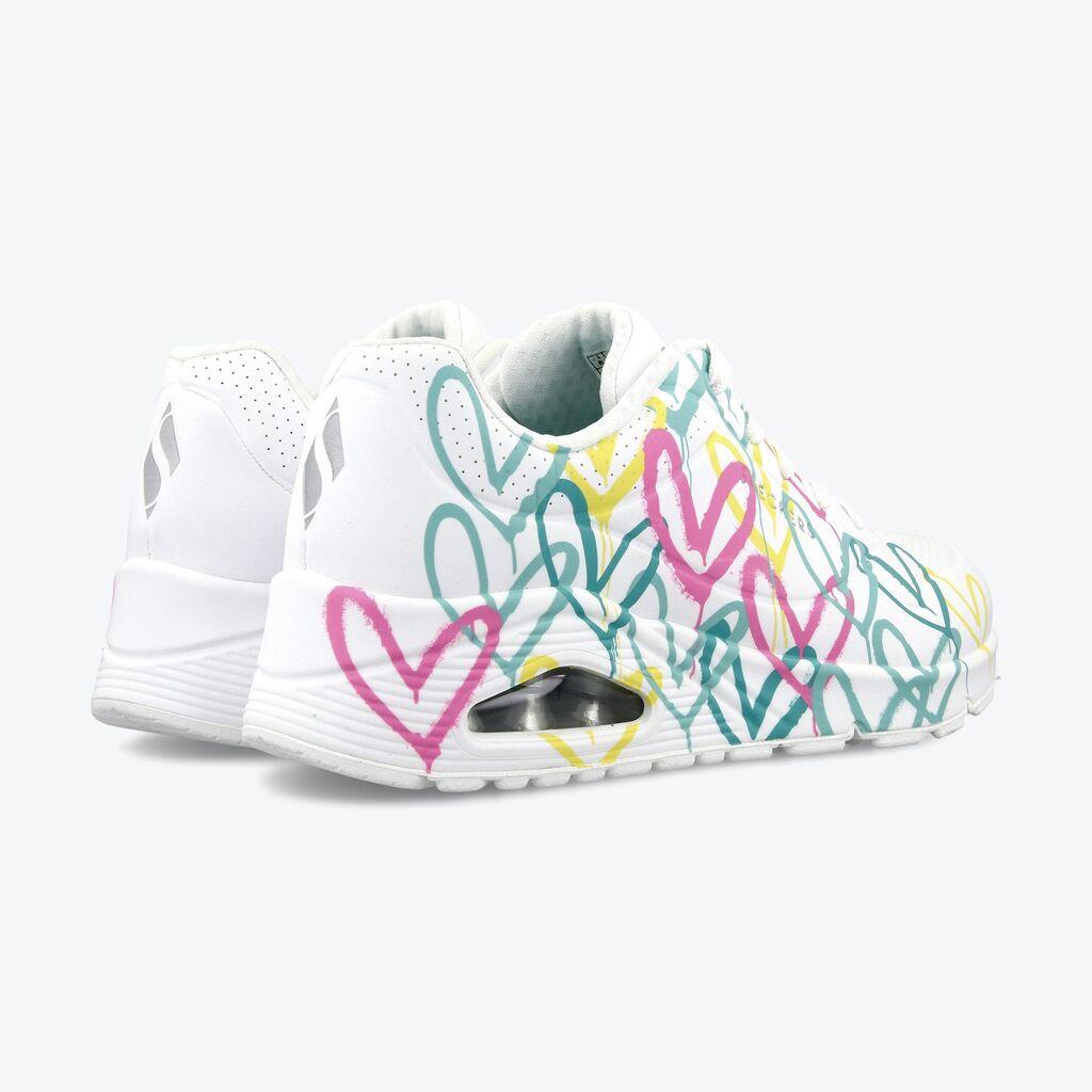 Skechers Ženske patike Uno changed love, Bele