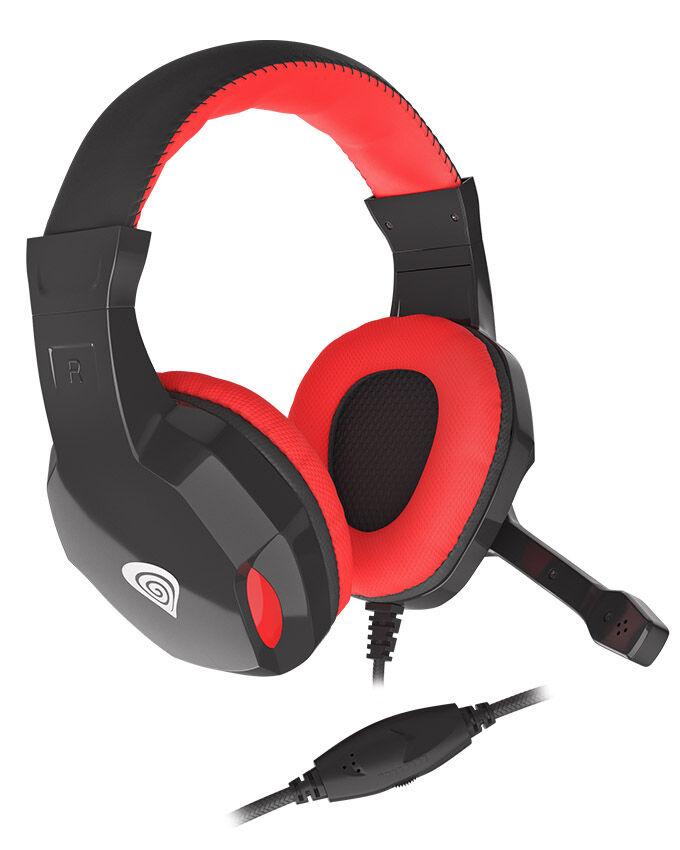 Genesis Gaming slušalice Argon 110, Crno-crvene