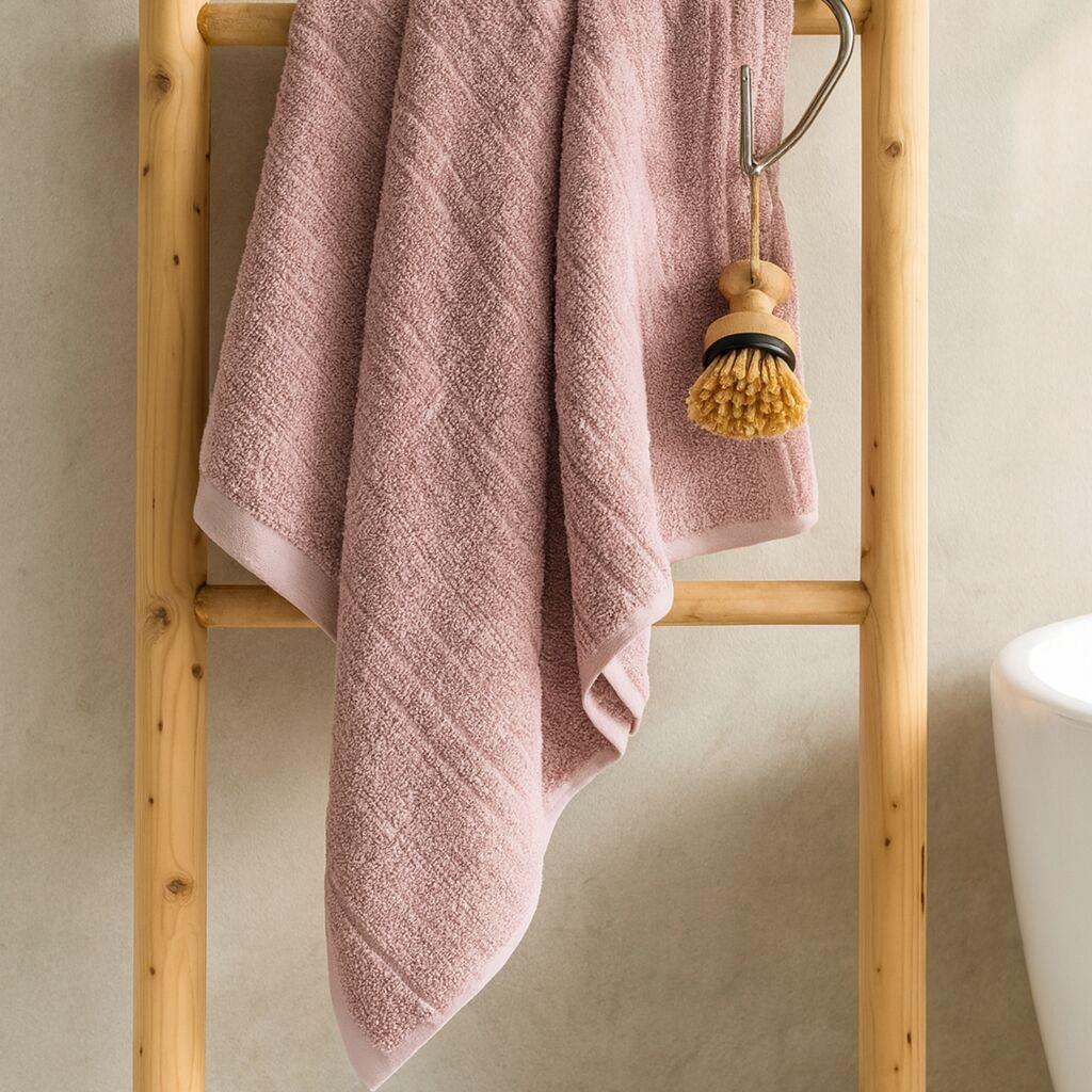 Peškir za kupanje Natur, 50x90 cm, Roze