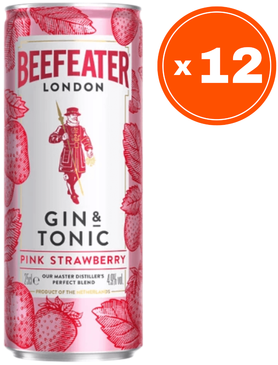 Beefeater Džin tonik pink koktel, 0.25l, 12 komada