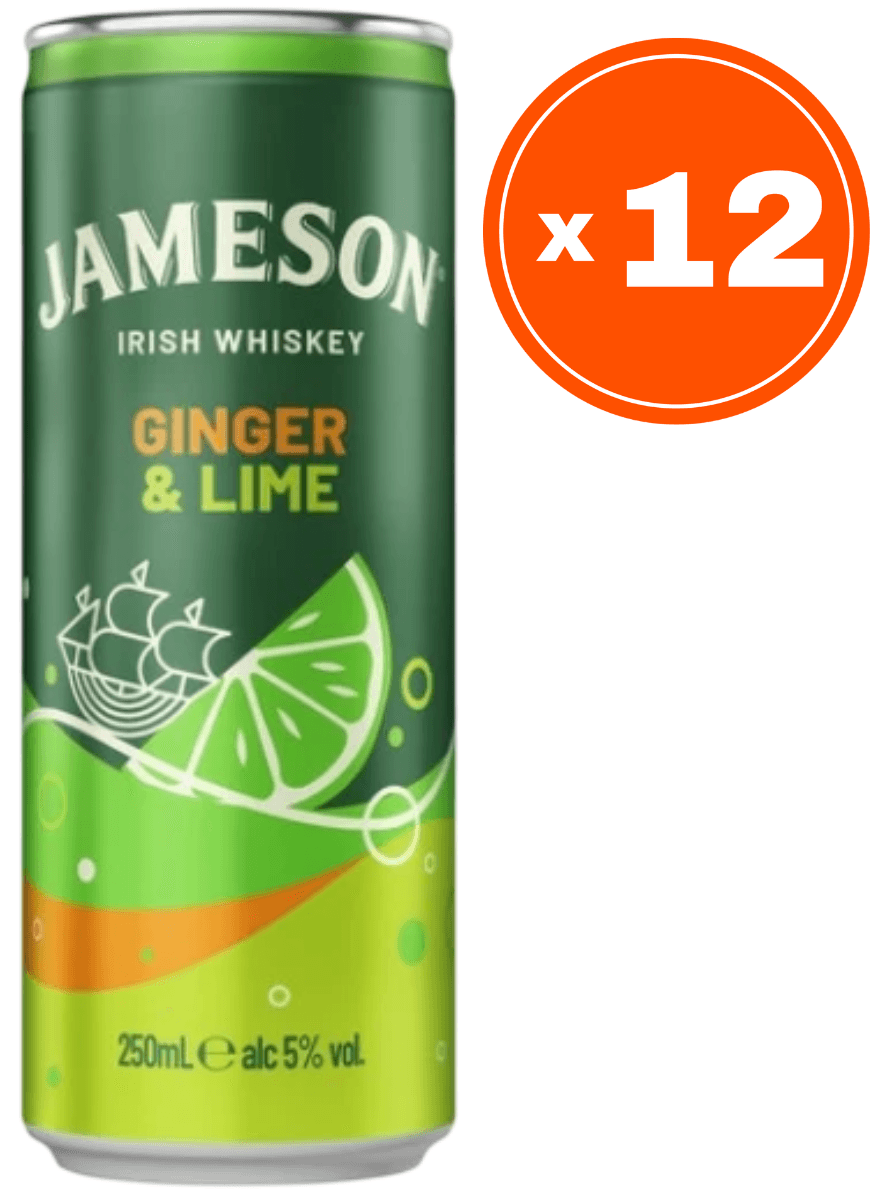 Jameson Koktel ginger lime, 0.25l, 12 komada