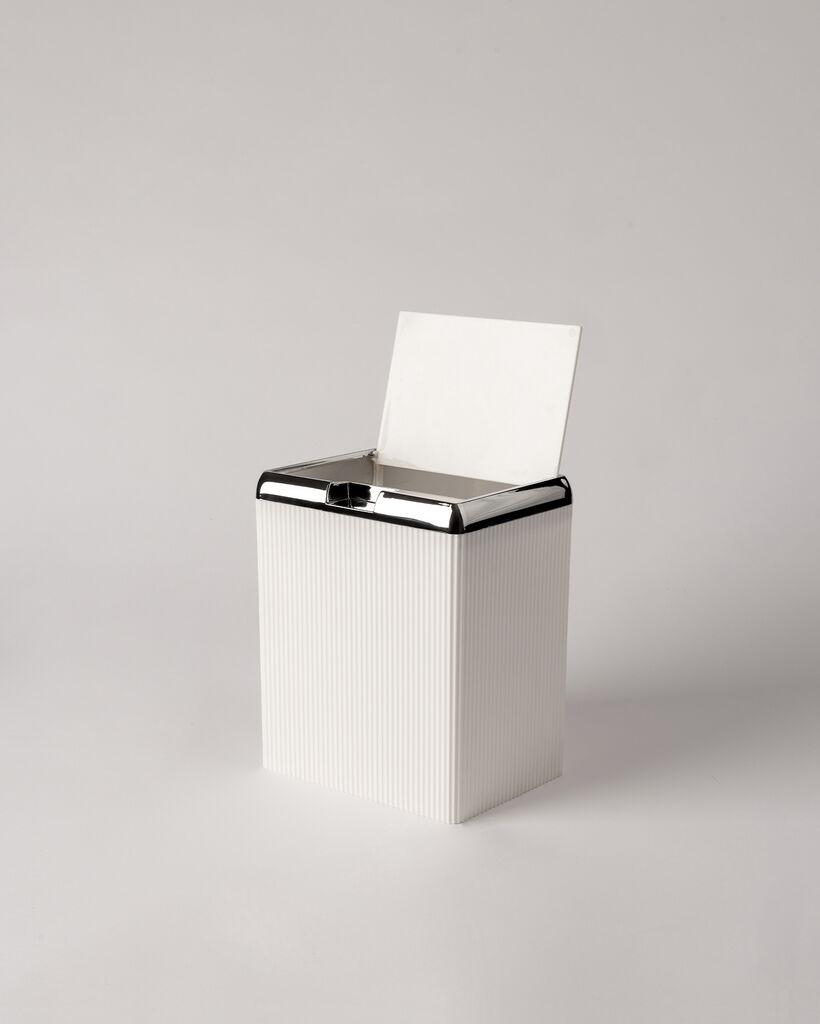 Madame Coco Kanta za otpatke Marais Chromium, 17.5x13.1x21 cm, Bela