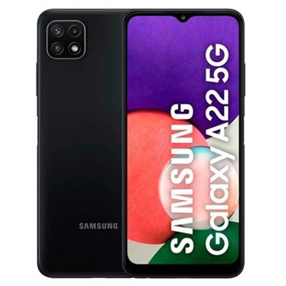 Samsung Refabrikovani mobilni telefon Galaxy A22 5G, 6.6", 2400 x 1080, 90 Hz, 48 MP, 8 MP, 4/64GB, Crni
