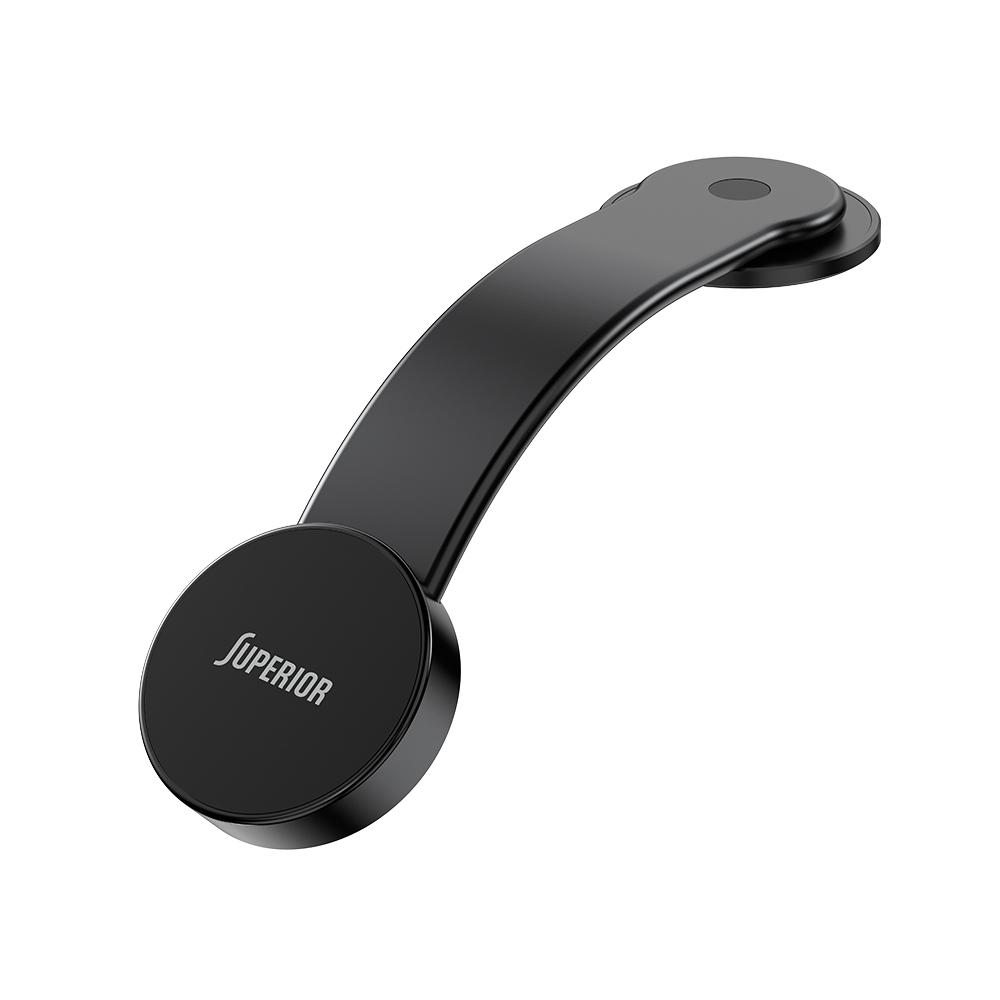 Auto držač za mobilni telefon SU-D101, Magnet i vakuum, Crni