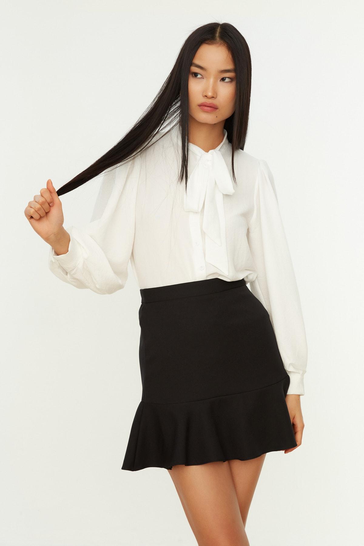 Trendyol Ženska košulja, Bela