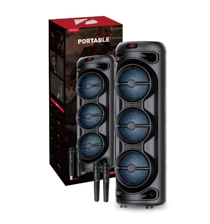 Kbroad Prenosivi Bluetooth zvučnik KTS-2142, Crni