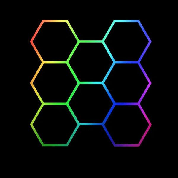 Xled Heksagonalna RGB LED cev, 8 segmenata, 12 V, 410 mm, 35 komada
