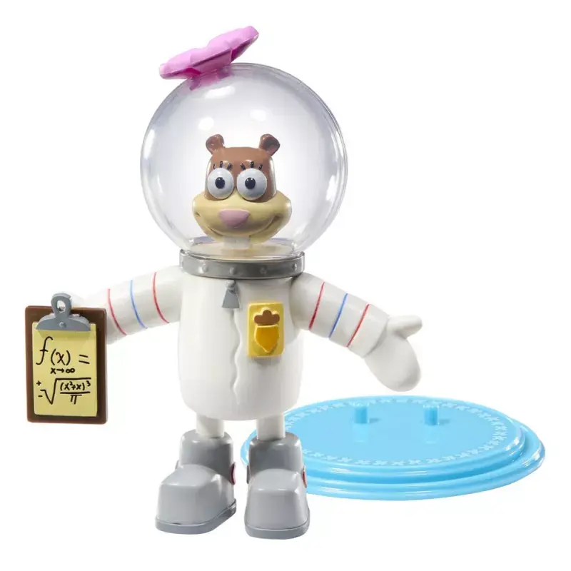 Bendyfigs Figurica Sandy Cheeks Noble Collection Nickelodeon