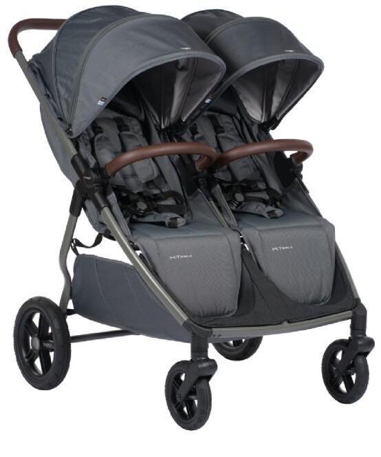 Mast Kolica za blizance, Siva