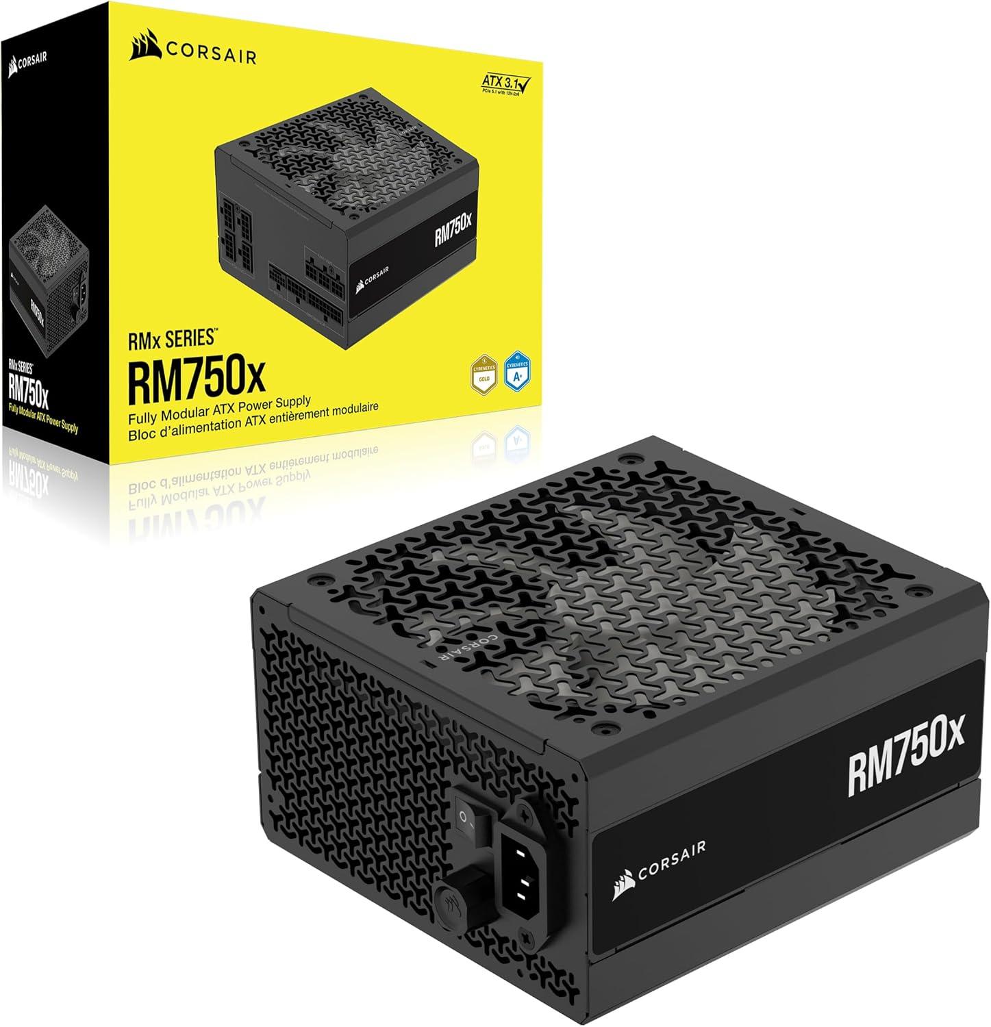 Corsair Napajanje RMx Shift Series, RM750x, 750 Watt, ATX 3.1, Cybenetics GOLD modularno