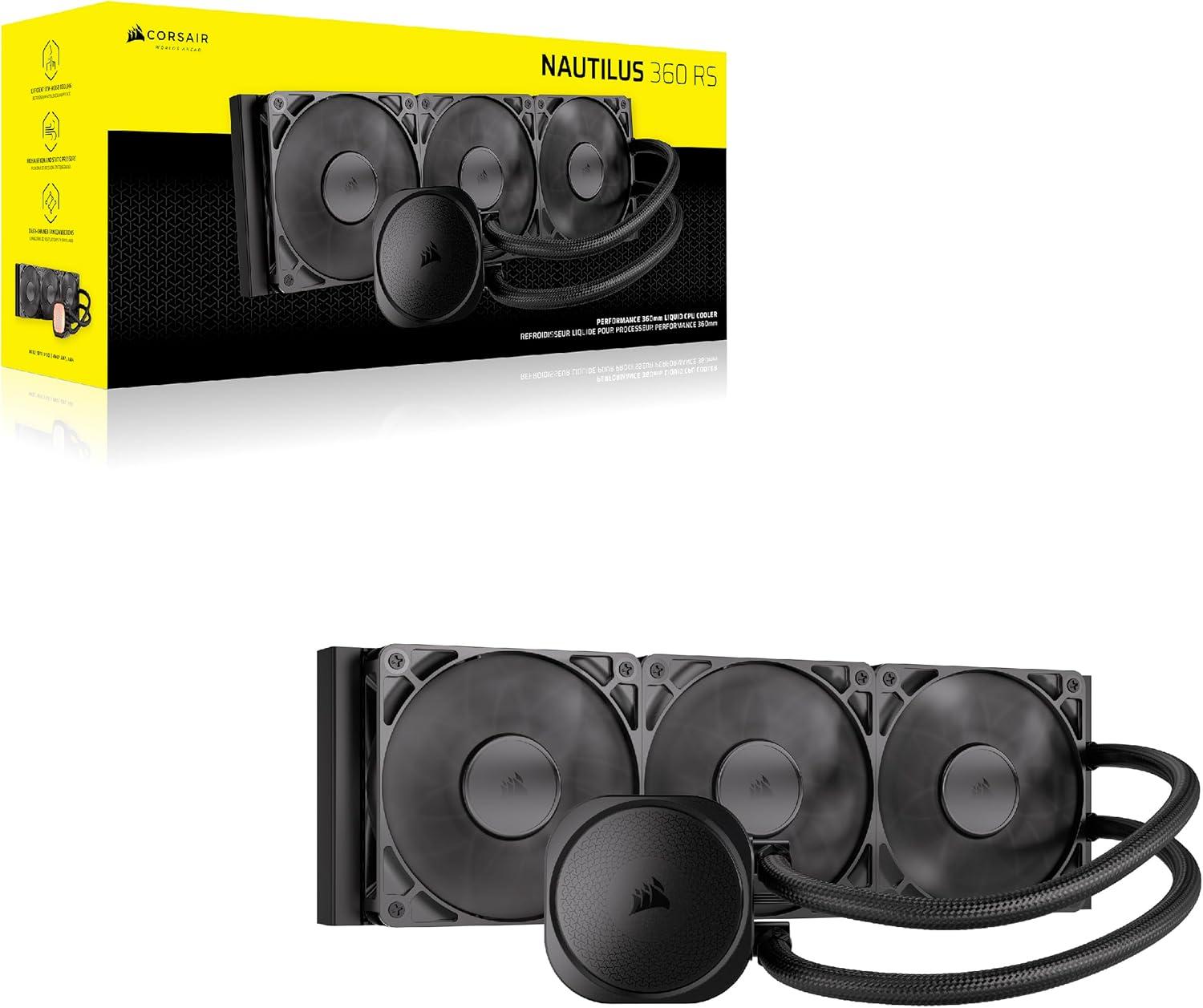 Corsair Vodeno hlađenje NAUTILUS 360, 360mm Radiator, Liquid CPU Cooler