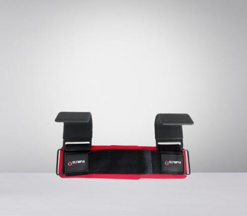 Olympia Nation Steznici za zglobove, Kruti sa metalnom kukom, Crveno-crni