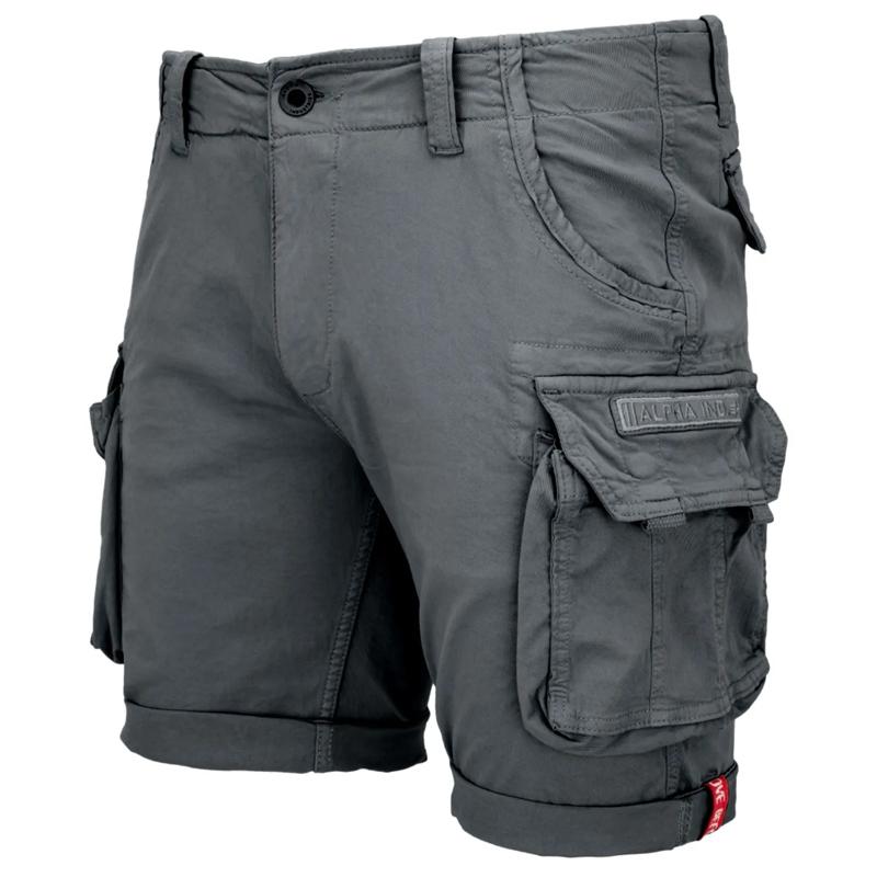 Alpha Muške bermude Industries crew, Sive