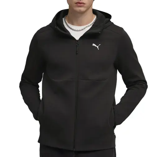 Puma Muški duks Tech Full-Zip DK, Crni