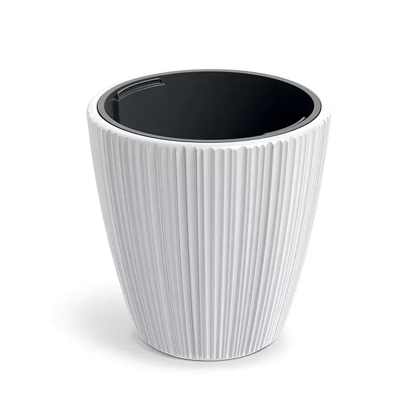 Prosperplast Saksija Oro DBOR 400, Okrugla, Bela