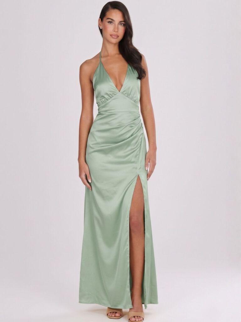 Tfnc London Ženska haljina Cassandra, Maxi, Menta