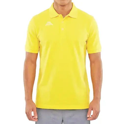 Kappa Muška polo majica Logo Life MSS, Žuta