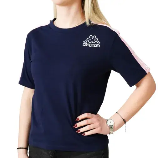 Robe Di Kappa Ženska majica Logo Tape Itape, Teget