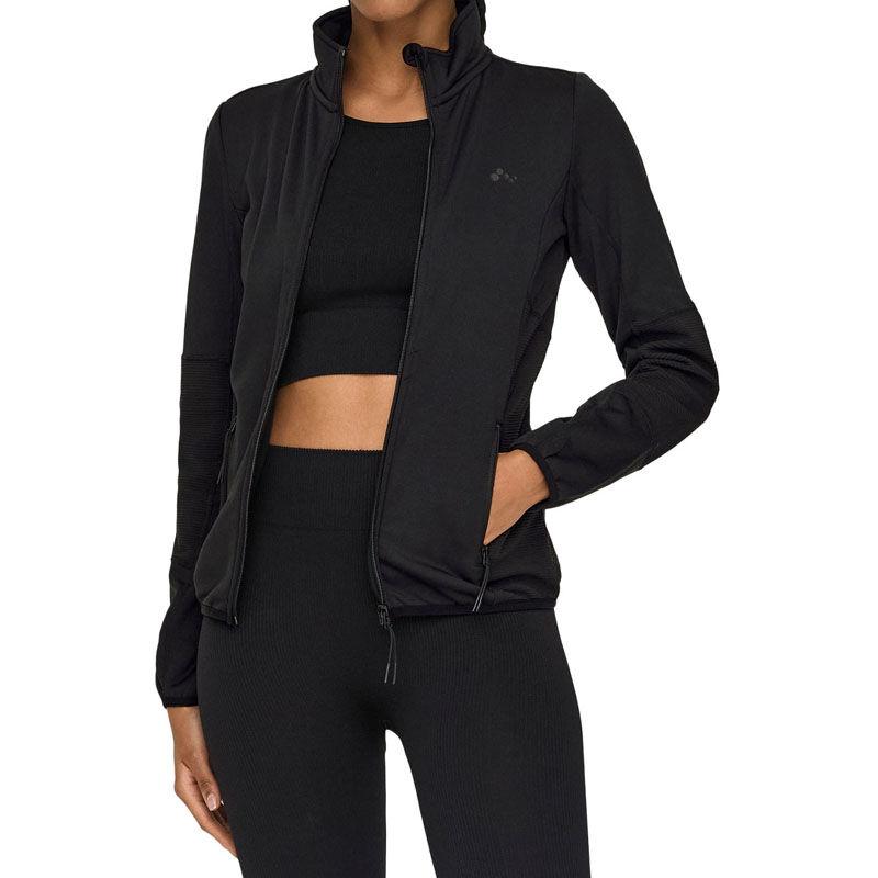 Only Ženska jakna Jetta HN FZ LS Fleece, Crna