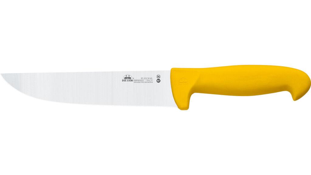 Due Cigni Mesarski nož 2C410, 20 cm, Žuti