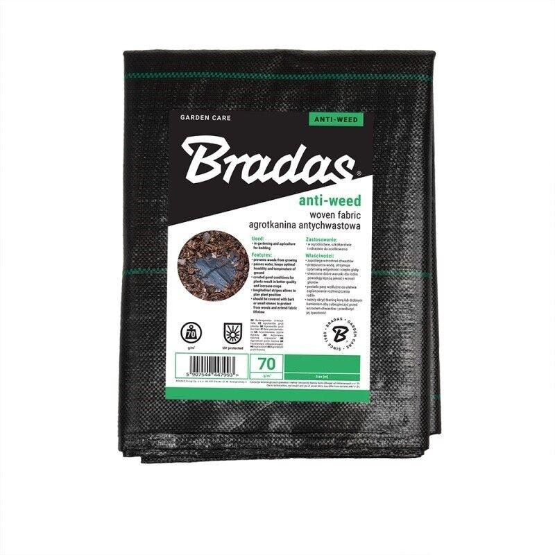 Bradas Agrotekstil AT011015/C, 70g, 1.1x15m, Crni