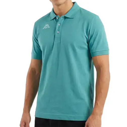 Kappa Muška polo majica Logo Life MSS, Tirkizna