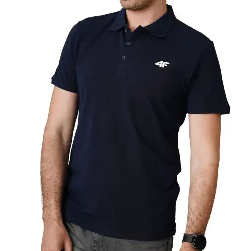 4F Muška polo majica Nos, Teget