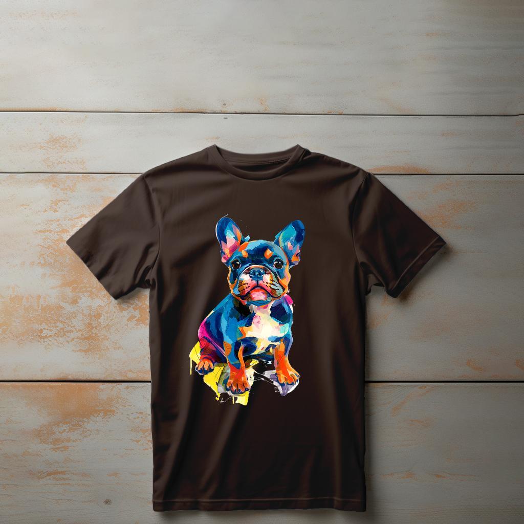 Camiseta Majica sa štampanim printom Cam 589, Dečija, Čokolada