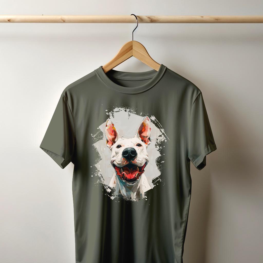 Camiseta Majica sa štampanim printom Cam 590, Muška, Maslinasta