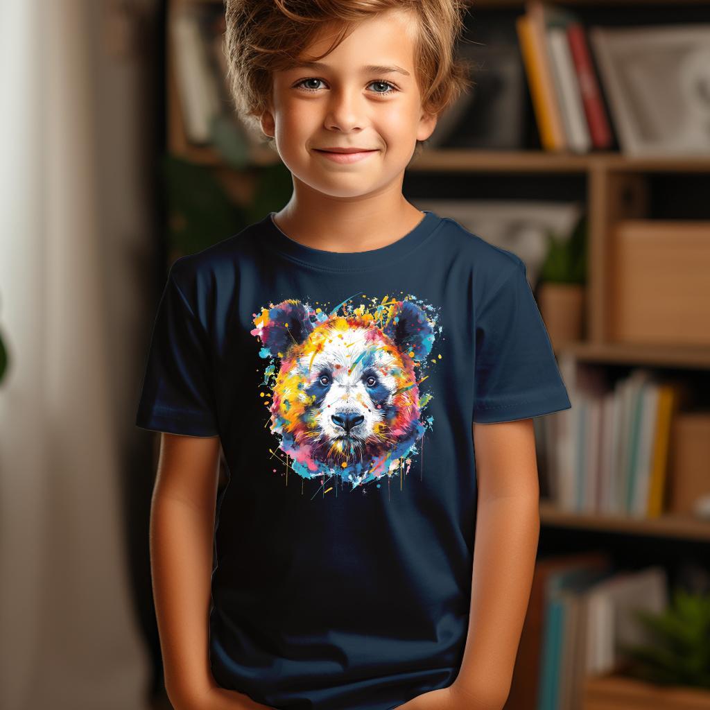 Camiseta Majica sa štampanim printom Cam 641, Dečija, Tamnoplava