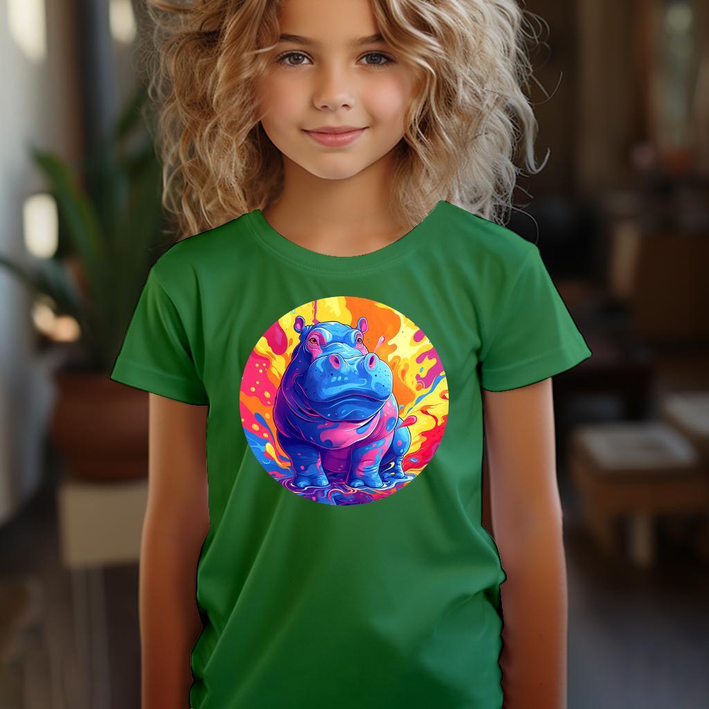 Camiseta Majica sa štampanim printom Cam 599, Dečija, Zelena