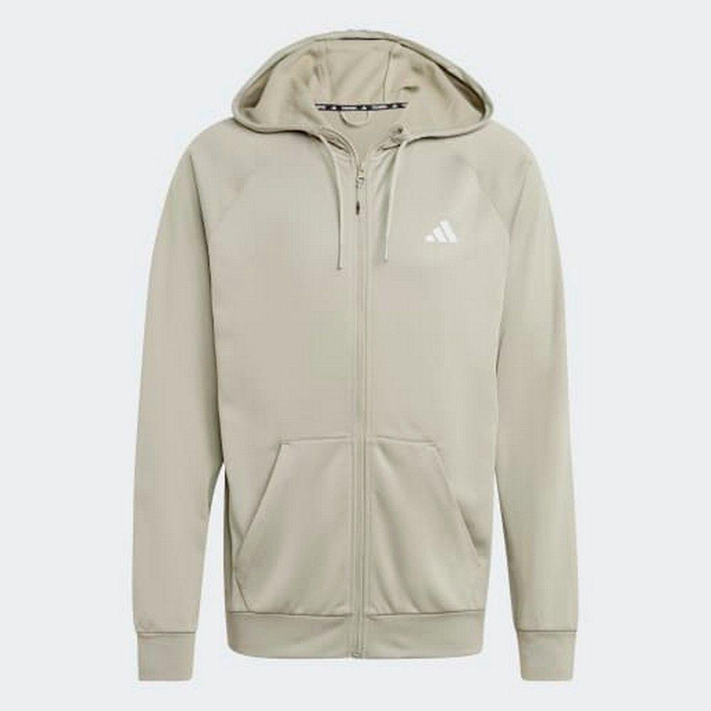 Adidas Muški duks sa kapuljačom Game and go training  bl 3s fz hd, Bež