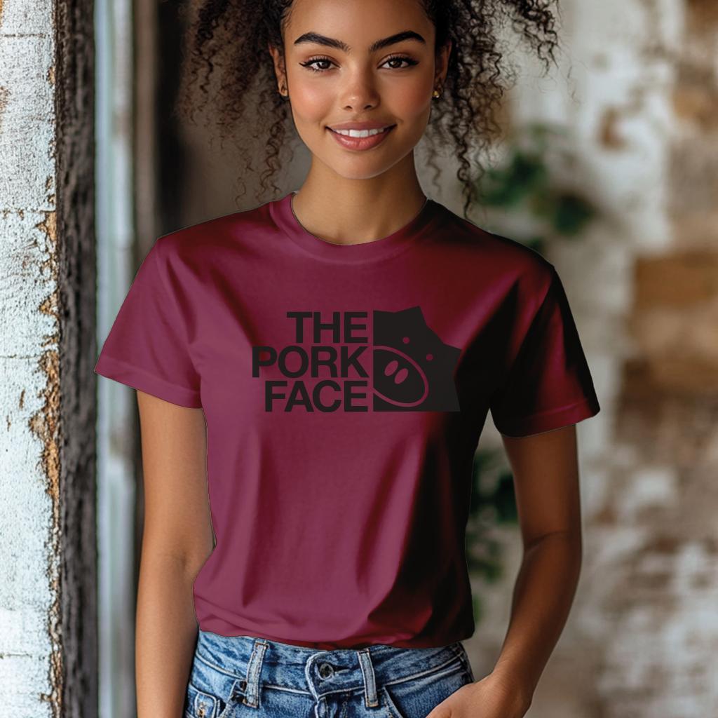 Camiseta Majica sa štampanim printom Cam 491, Ženska, Bordo