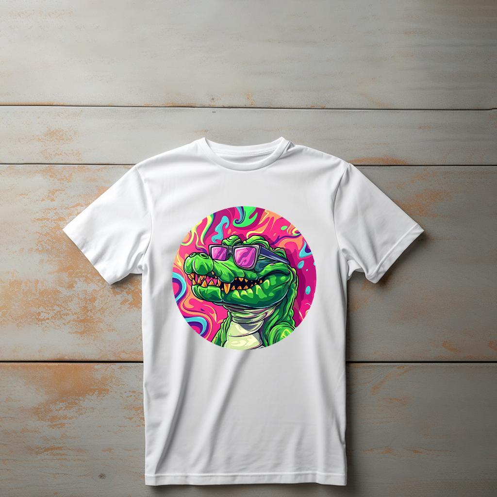 Camiseta Majica sa štampanim printom Cam 597, Dečija, Bela