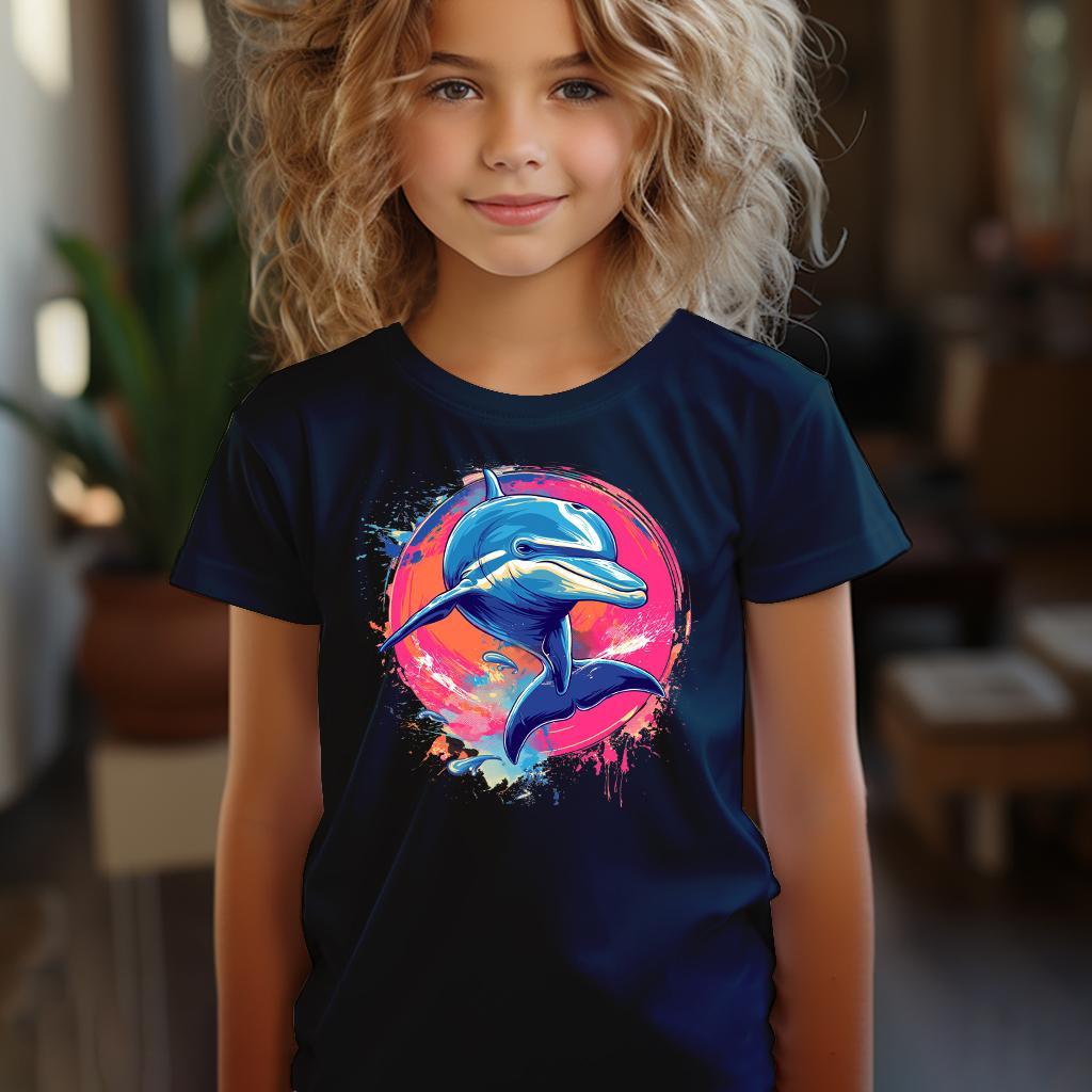 Camiseta Majica sa štampanim printom Cam 603, Dečija, Tamnoplava