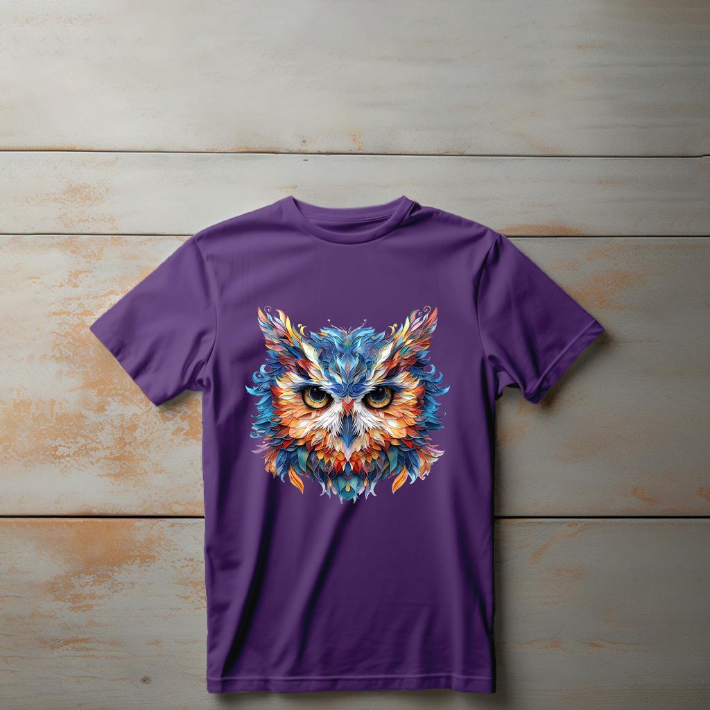 Camiseta Majica sa štampanim printom Cam 637, Dečija, Patlidžan