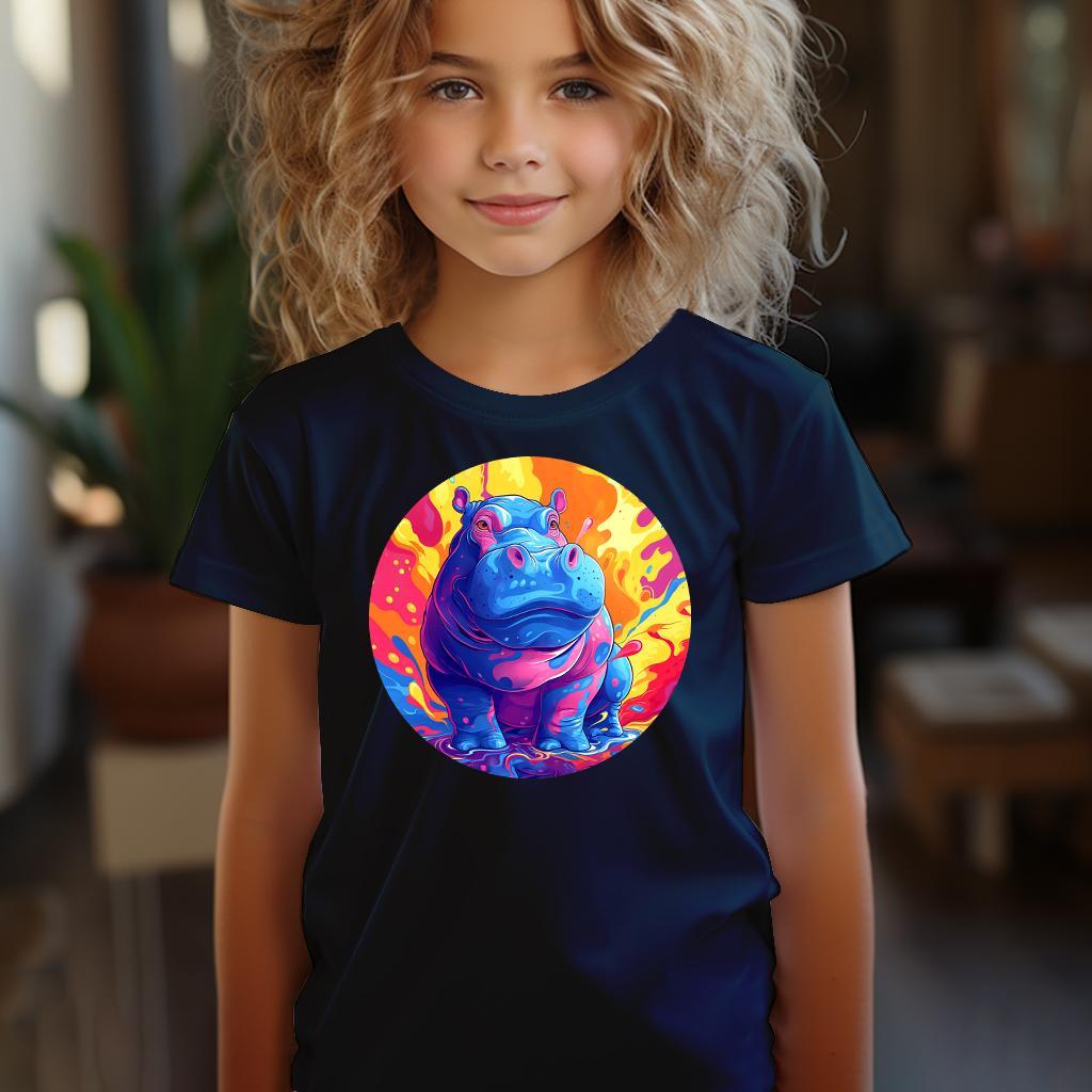 Camiseta Majica sa štampanim printom Cam 599, Dečija, Tamnoplava